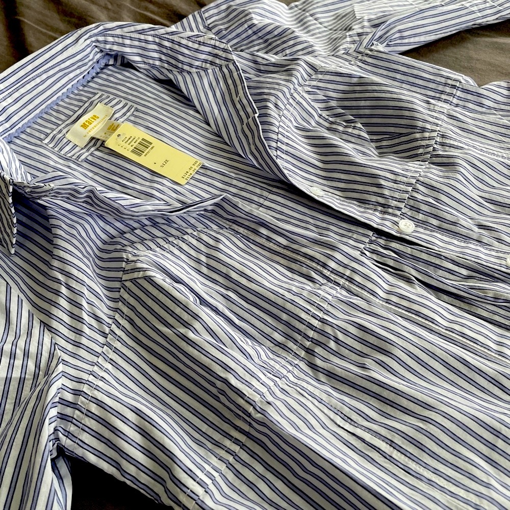 Anthropologie Maeve Size 4 button-up shirt, NWT